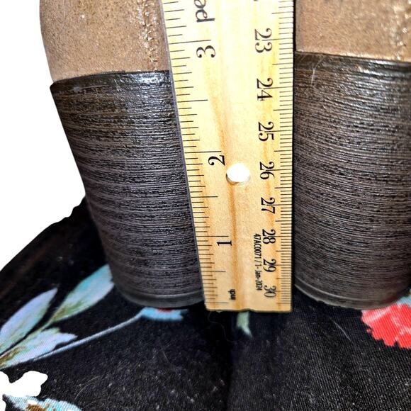 Quipid 9 Tan Women's Thigh High Over Knee Boots 3 1?2 Inch Heel Shoes - Picture 3 of 7